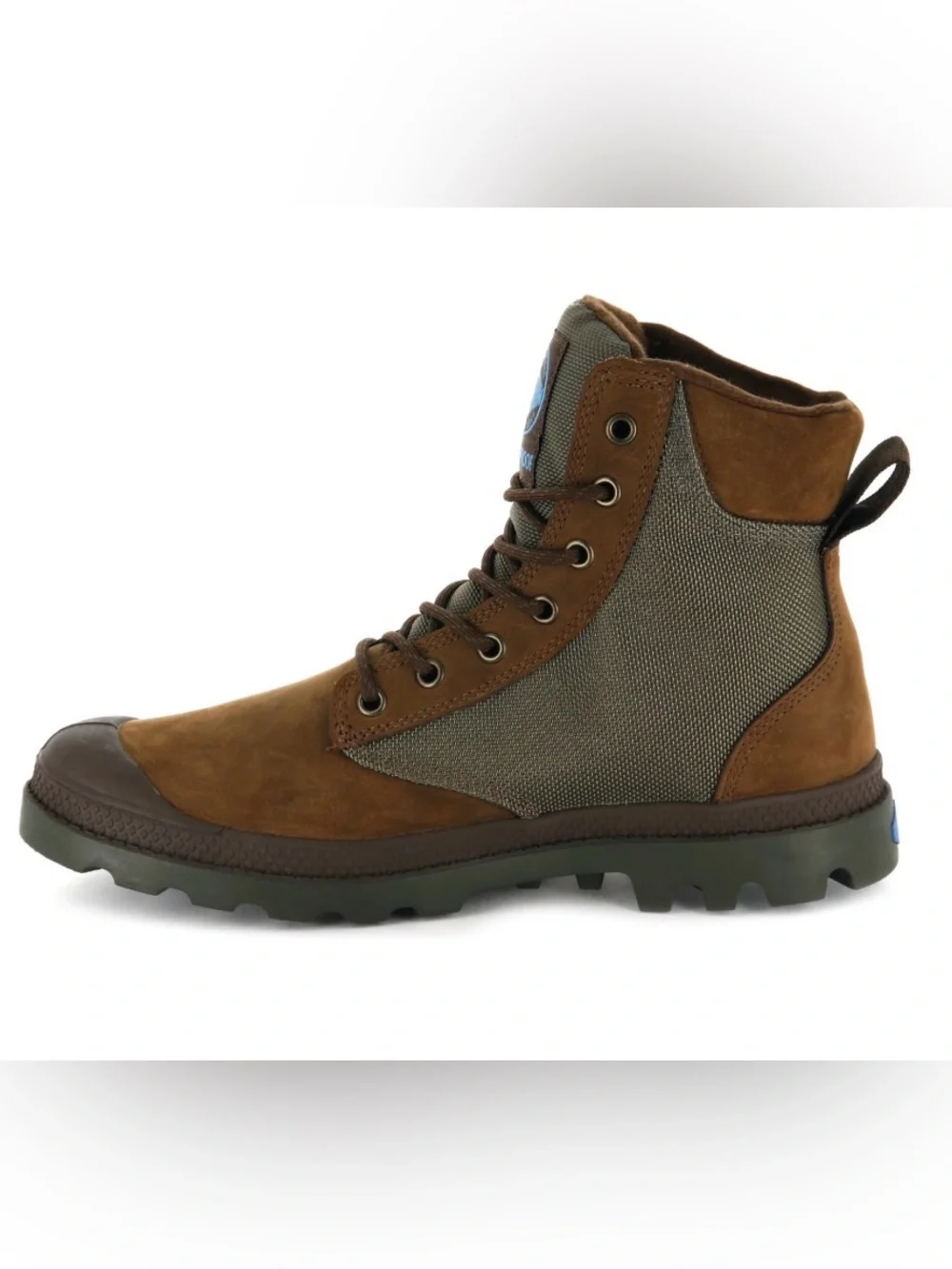 NIB Palladium Unisex Pampa Sport Cuff Boot Bridle Brown/Moon Mist - Size M6/W7.5